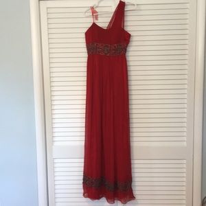 1 shoulder Grecian gown